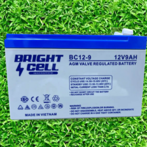 Bright Cell BC12-9 12V9AH AGM Valve Regulated Battery - Meanwell Qatar Supplier